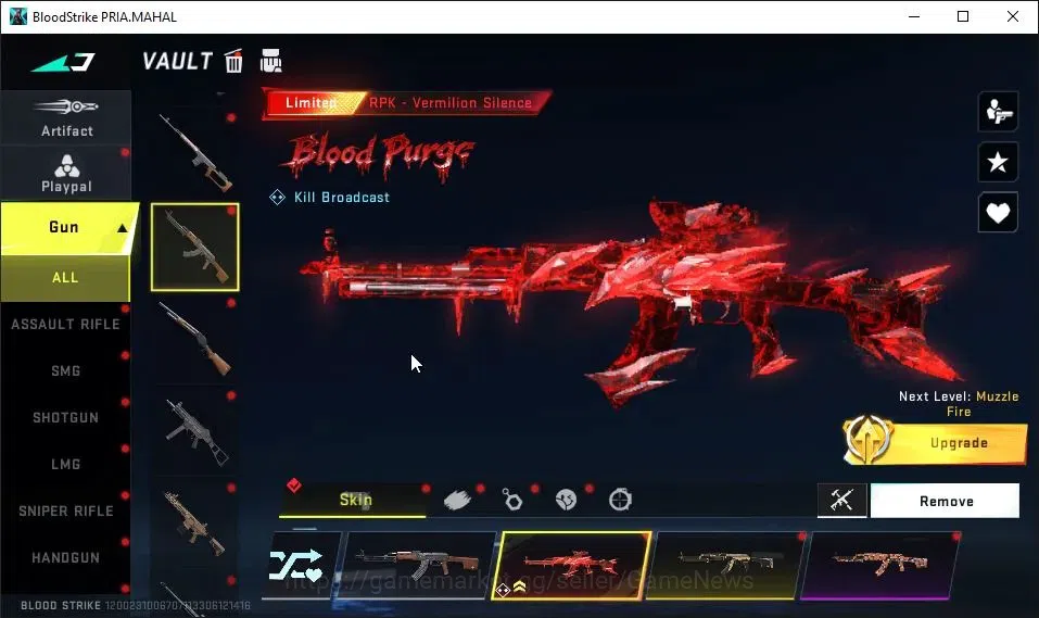 Blood Strike Accounts ASIA|ETERNAL DEagle|Collab TokRev[FN2000,MCX,Takem image 19