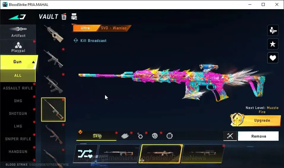 Blood Strike Accounts ASIA|ETERNAL DEagle|Collab TokRev[FN2000,MCX,Takem image 20