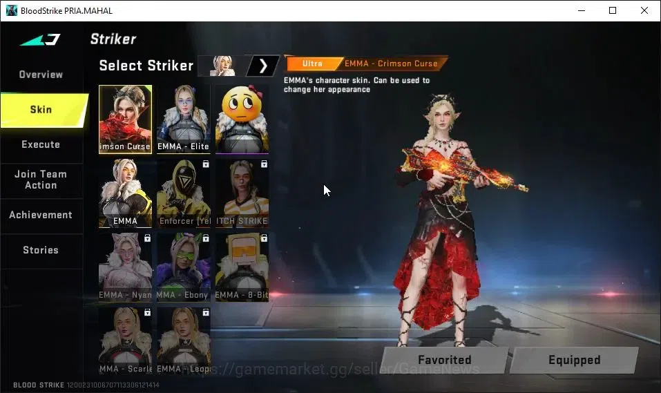 Blood Strike Accounts ASIA|ETERNAL DEagle|Collab TokRev[FN2000,MCX,Takem image 3