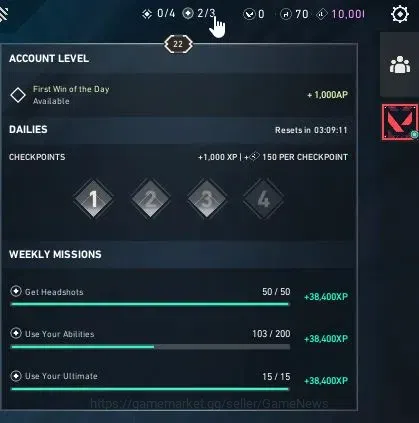 Valorant Accounts AP Server |Lvl 22| Ready Ranked | 7 Agent (Reyna,  image 7