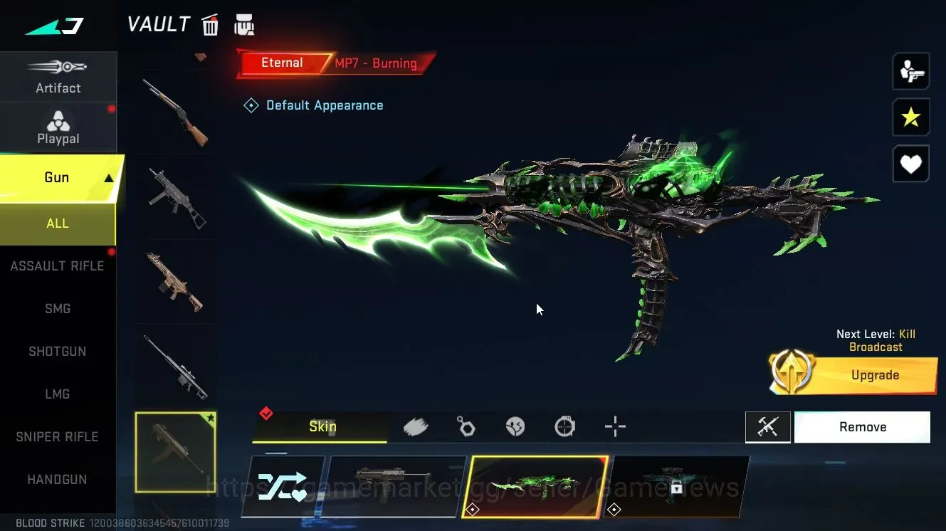 Blood Strike Accounts Starter Asia| Eternal MP7 Burning + 6 Striker | Rank Bronze IV |Log NetEase|Take Mail|BLS6726 1