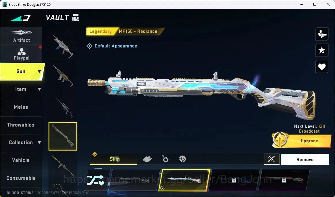 Blood Strike Accounts ASIA |1 Ultra Lightblade - Dark Force|1 Legendary  image 3