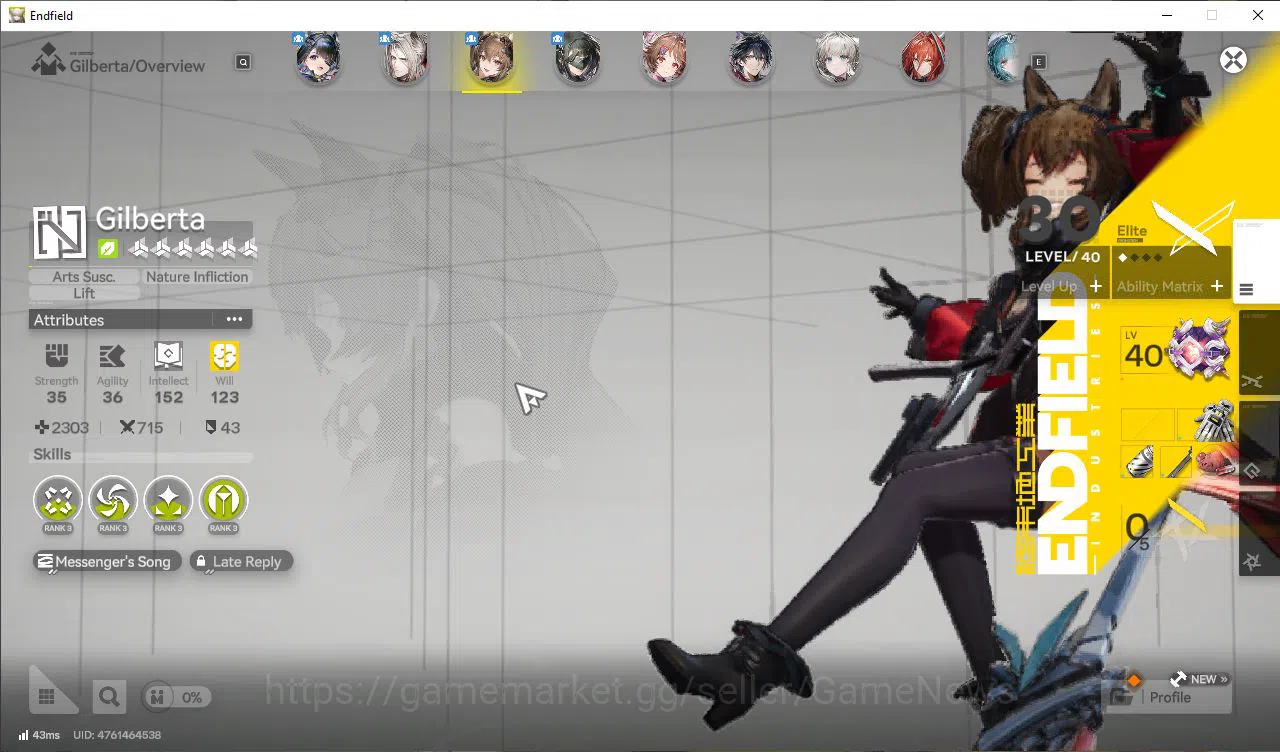 Arknights: Endfield Accounts ASIA|Lv32|SSR5(2Limit)+6(*6WP)|Tangtang,Gilberta,( image 15