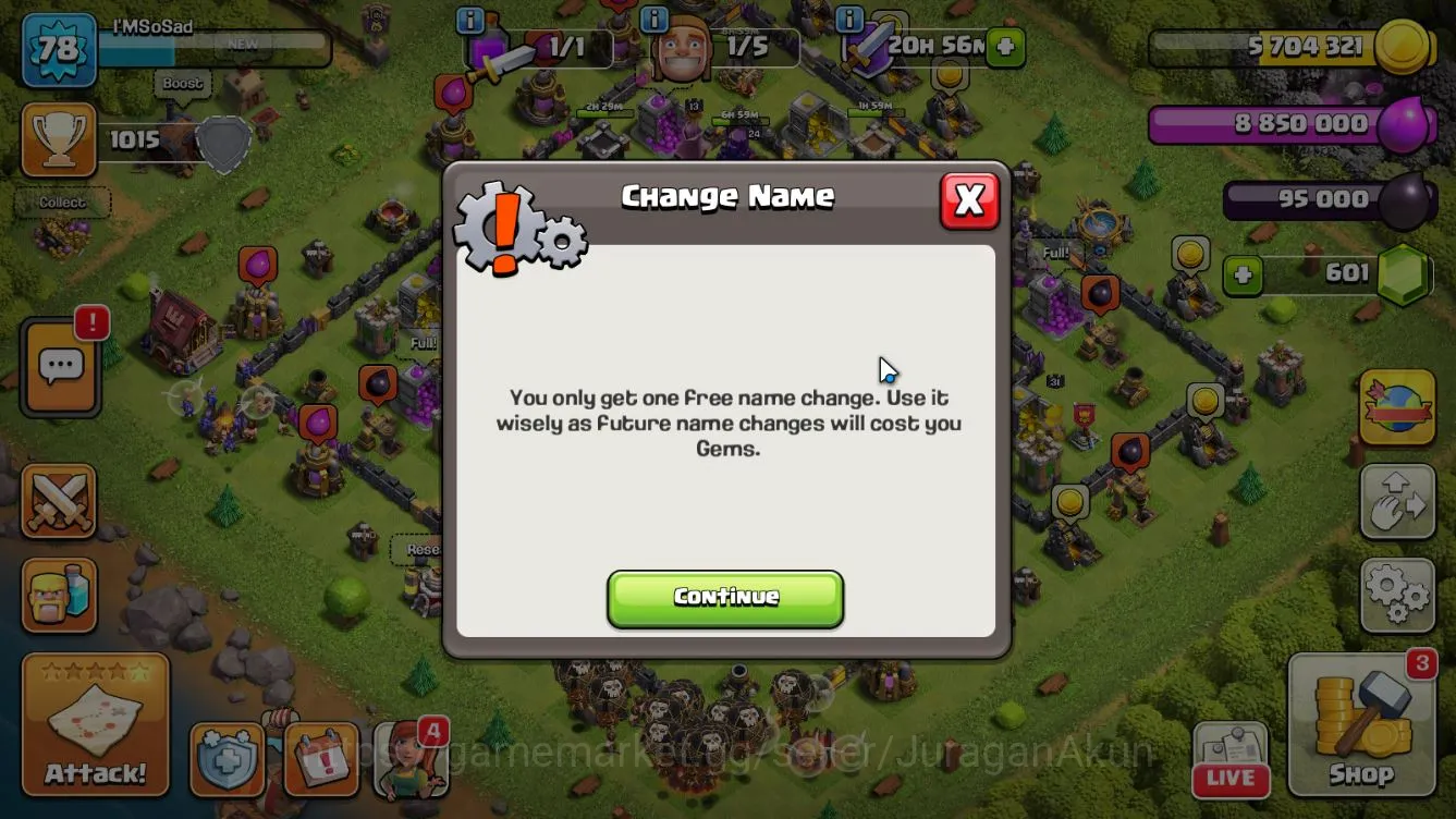 Clash of Clans Mid-Tier TH11-BH5 Lvl 78 |Thropy 1015| HH5 |BK31-AQ24-GW13- image 1