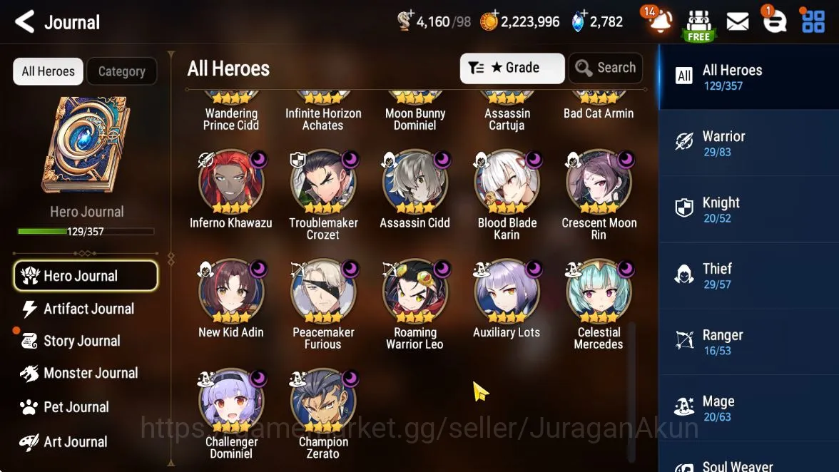 Epic Seven Starter Asia Unverif|Best Starter|EP3|FreshMLT|9ML [SE Cel image 1
