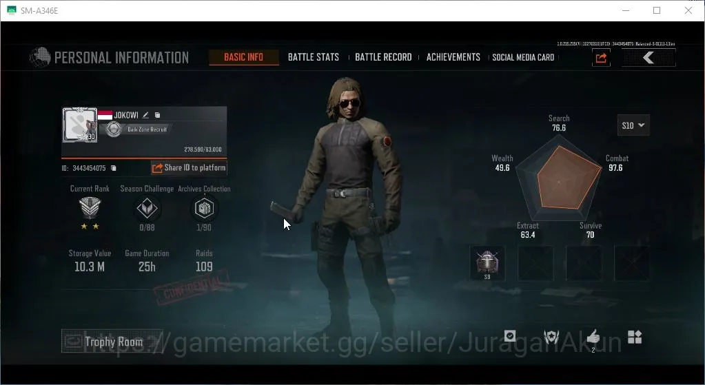 Arena Breakout Mid-Tier [MOBILE]SV 5,2M|CV 4,7M|Battle Machete,M4A1,Groza, image 1