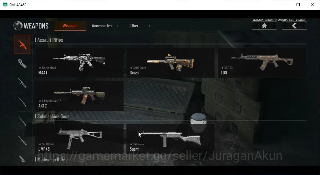Arena Breakout Accounts Mid-Tier [MOBILE]SV 5,2M|CV 4,7M|Battle Machete,M4A1,Groza,T03,AK12,Etc|Mani Skin,Gear,Resource|CN 4