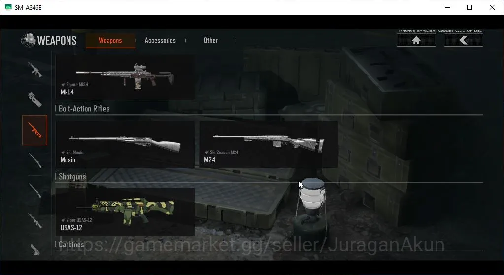 Arena Breakout Accounts Mid-Tier [MOBILE]SV 5,2M|CV 4,7M|Battle Machete,M4A1,Groza,T03,AK12,Etc|Mani Skin,Gear,Resource|CN 5