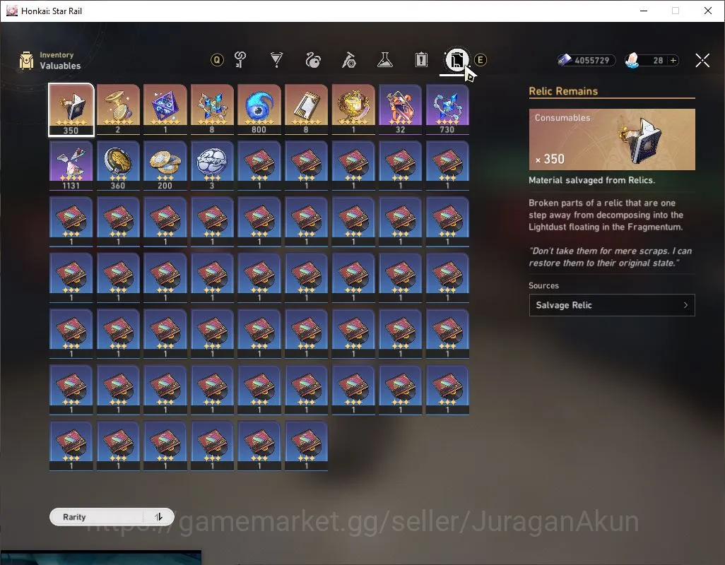 Honkai Star Rail Accounts Mid Game ASIA [TL65] 6 Limited (Saber,Archer)+Sign, [Sunday,Ruan Mei,Cerydra,Dan Heng PT] |MC 5