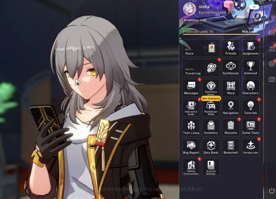Honkai Star Rail Accounts End Game ASIA|TL 70|17 Limited |Acheron+Sign,Aglaea+Sign,Robin+Sign,Cyrene,Castorice,Etc|MC 4