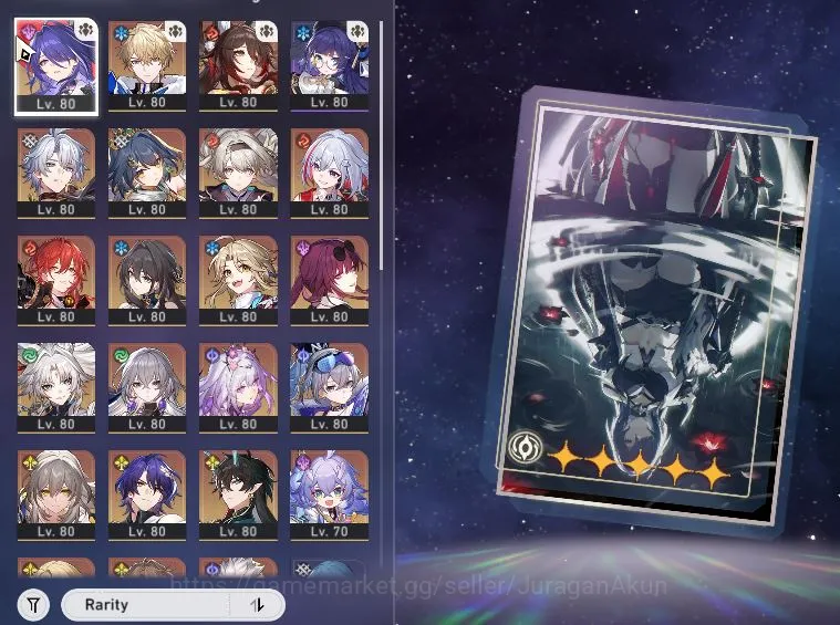 Honkai Star Rail Accounts ASIA[TL70] 14 Limited [Archeron +Sign, Phainon, Ca image 3