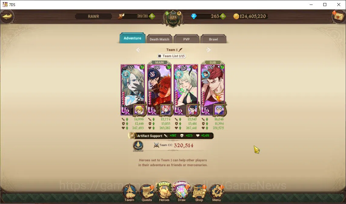 The Seven Deadly Sins: Grand Cross Accounts Asia|5M CC|263 Dm+46 LS|4 LR+8 UR+Many Collab|Roxy image 12