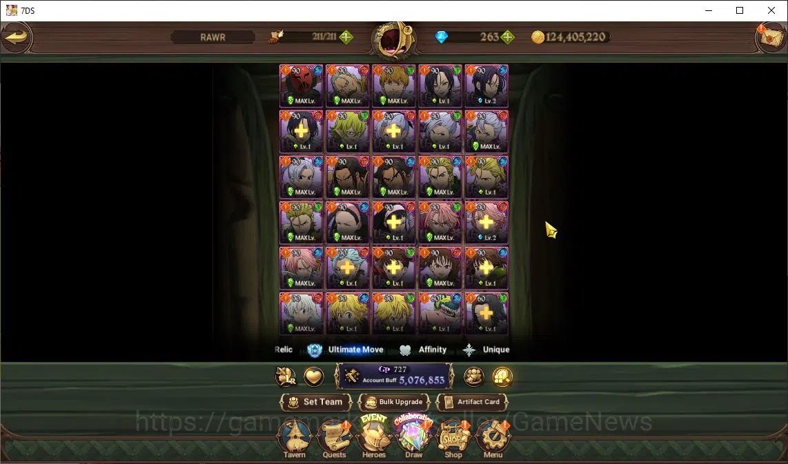 The Seven Deadly Sins: Grand Cross Accounts Asia|5M CC|263 Dm+46 LS|4 LR+8 UR+Many Collab|Roxy image 14