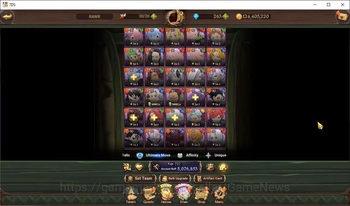 The Seven Deadly Sins: Grand Cross Accounts Asia|5M CC|263 Dm+46 LS|4 LR+8 UR+Many Collab|Roxy image 16