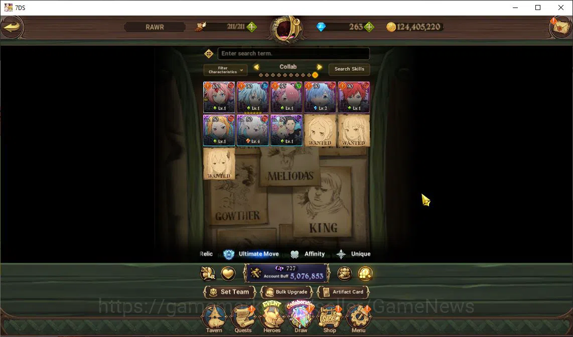 The Seven Deadly Sins: Grand Cross Accounts Asia|5M CC|263 Dm+46 LS|4 LR+8 UR+Many Collab|Roxy image 20