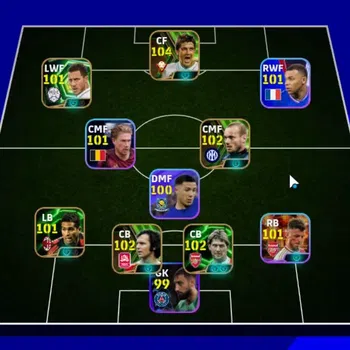 eFootball Accounts Legends & Iconic Players Android|472 Coins|Epic David Villa,Franz Beckenbauer,Tony Adams,Wesley