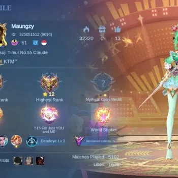 Mobile Legends: Bang Bang Accounts Collector Global|Skin 230|Renowned|KOF Karina,Collector Natalia,LBox Natalia,PACE