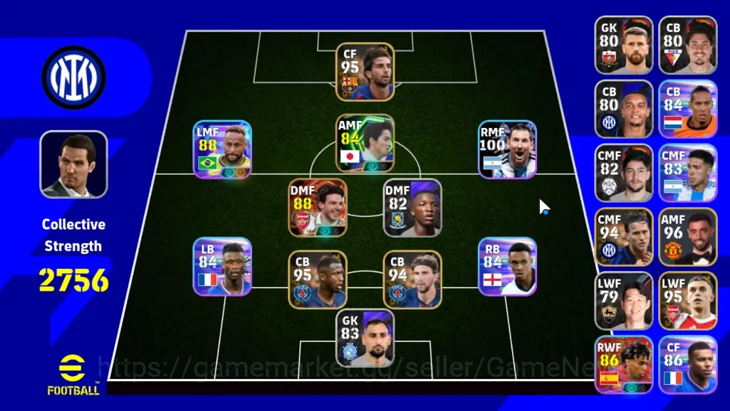 eFootball Accounts Others Android|Power 2756|Big Time Declan Rice|Epic Ono Shinji|Show Time Neymar Jr,Etc|PES2027|Take 1