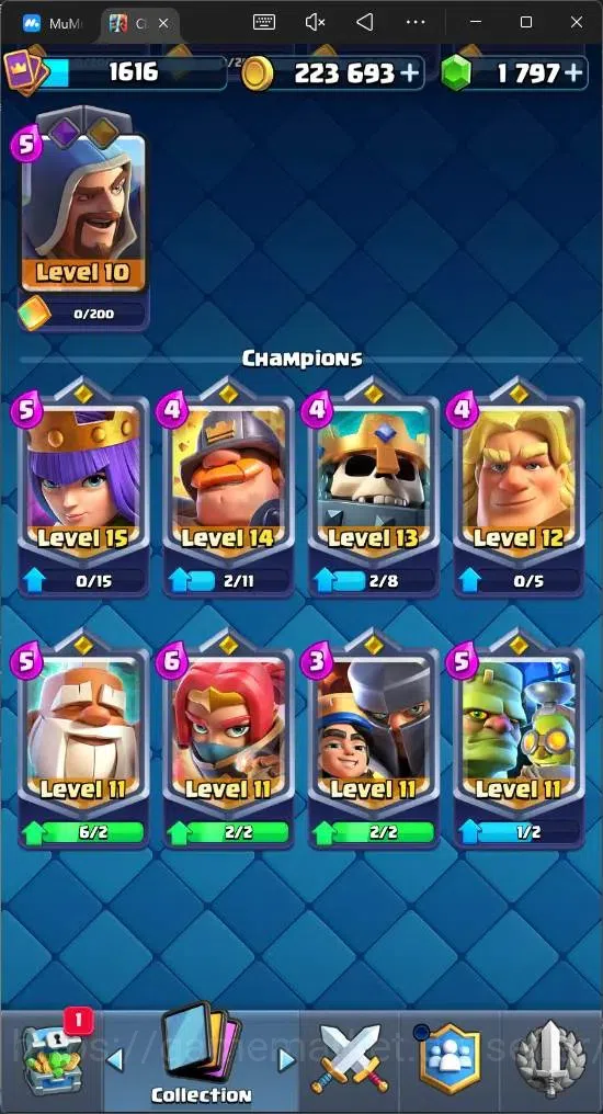Clash Royale Accounts Mobile |KTL 16|Trophy 10157|Card 121|6 Max|8 Champ image 10