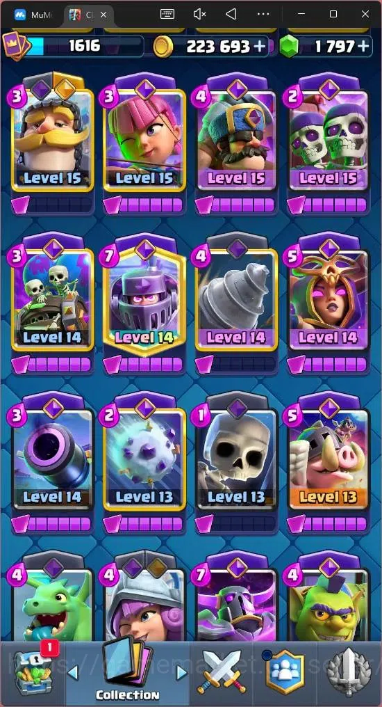 Clash Royale Accounts Mobile |KTL 16|Trophy 10157|Card 121|6 Max|8 Champ image 6