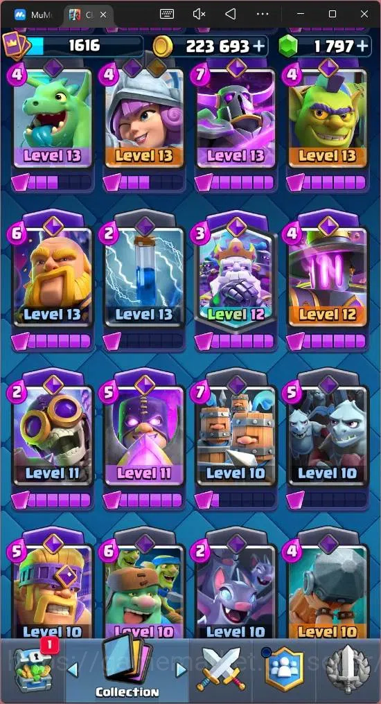 Clash Royale Accounts Mobile |KTL 16|Trophy 10157|Card 121|6 Max|8 Champ image 7