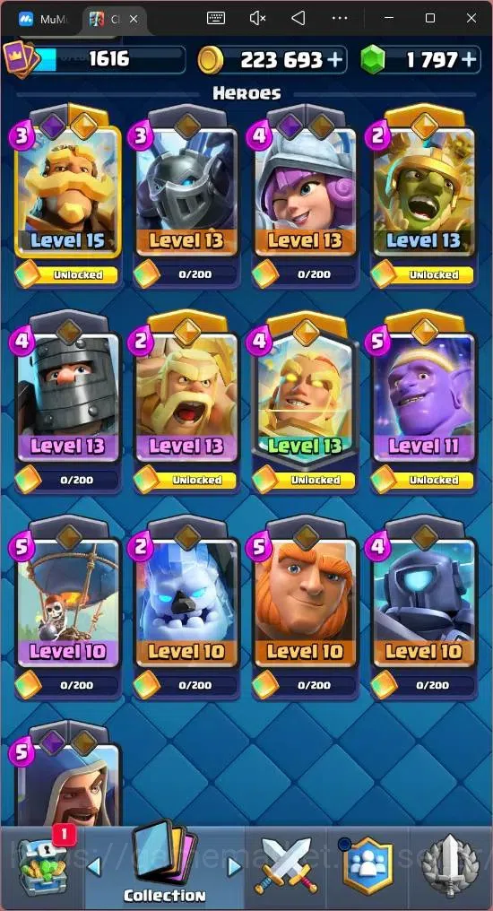 Clash Royale Accounts Mobile |KTL 16|Trophy 10157|Card 121|6 Max|8 Champ image 9