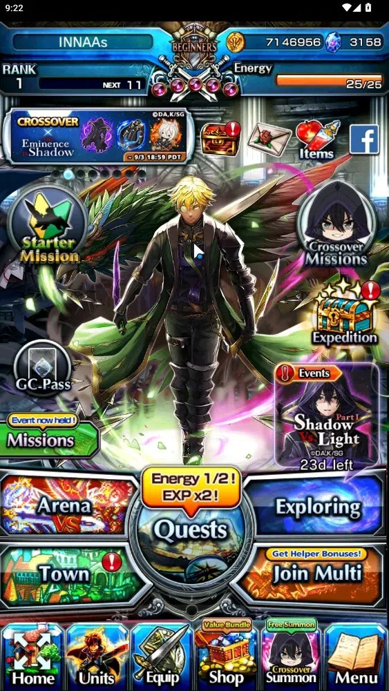 Grand Summoners Accounts End-Game Global|Rank 1|6 Ascend |(S Miyu,Chloe,CF Milim,War Hero Fen,Diablo,FS Hazuki)|Lpot 434+38 1