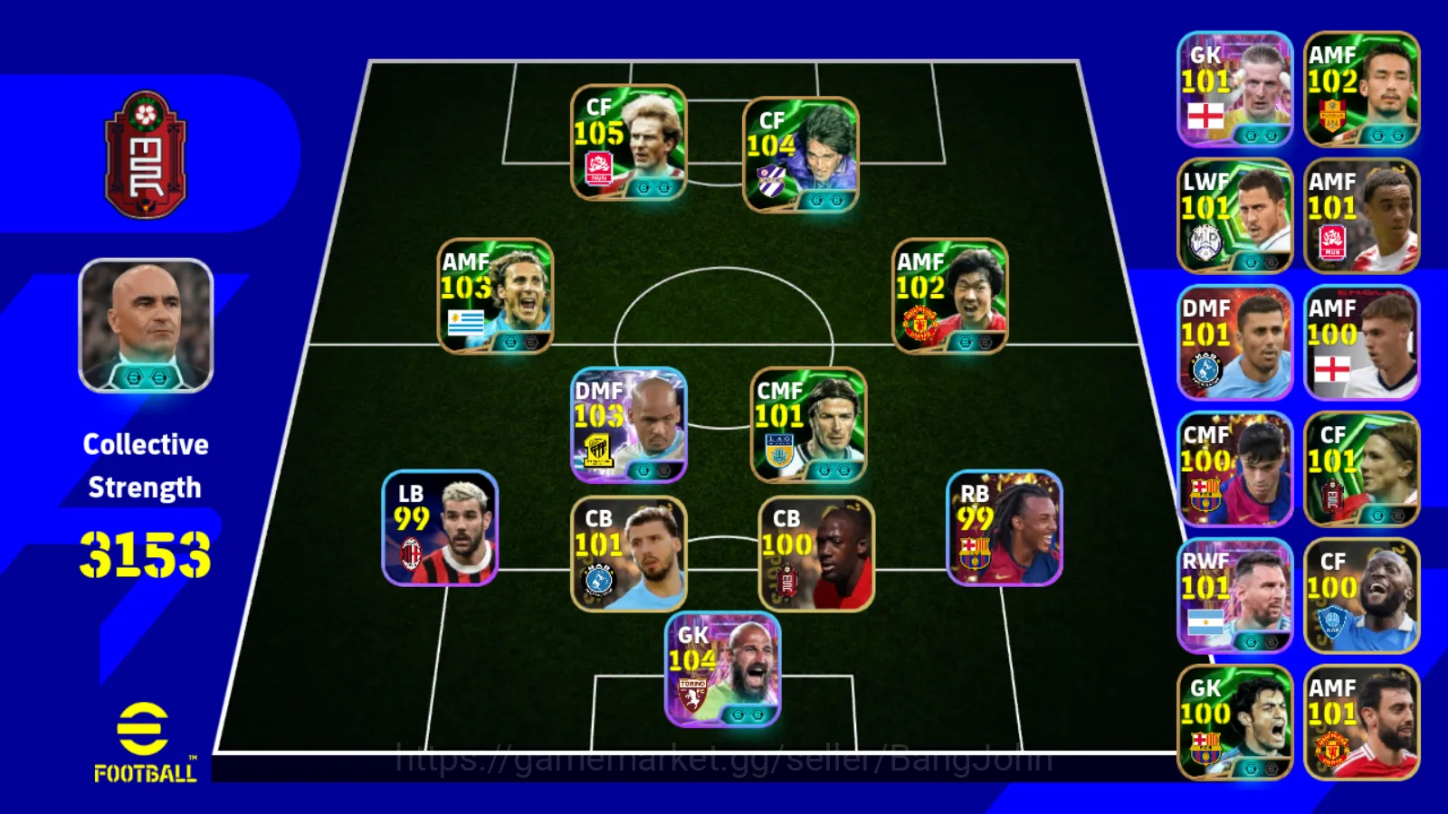Power 3153 | Heinz Epic | Batitusta Epic | Fabinho Showtime | V.Milinkovic Showtime |EFB161B eFootball Others Power 3153 | Heinz Epic | Batitusta Epic | Fabinho image 1