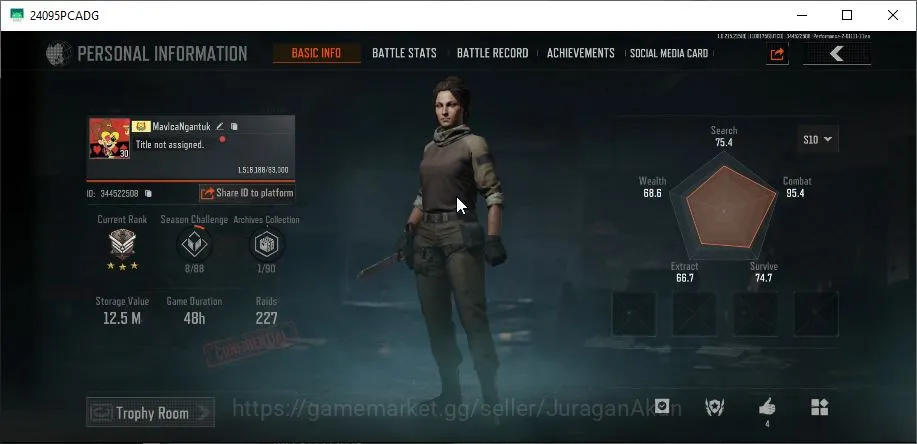 Arena Breakout Mid-Tier [MOBILE]Lvl 30|SV 12,5M|CV 12M|Bmachete TFM4 Crims image 1