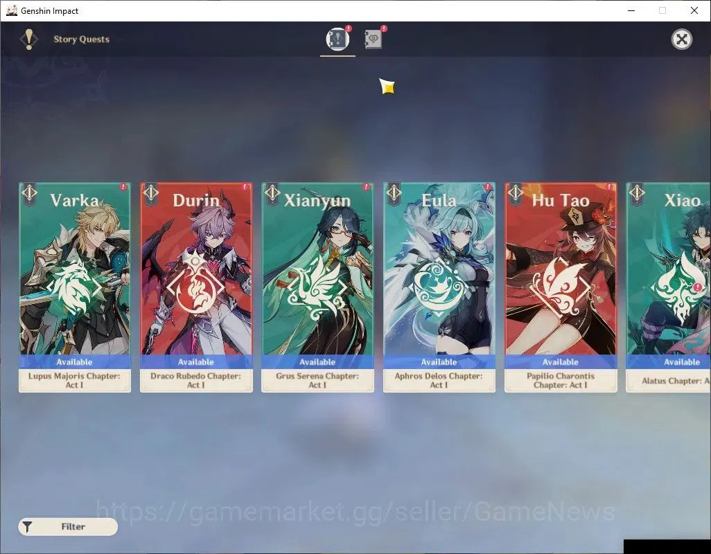 Genshin Impact Accounts ASIA|AR 40|1 Limited+12(*4Character)| Lauma [Mona, image 12