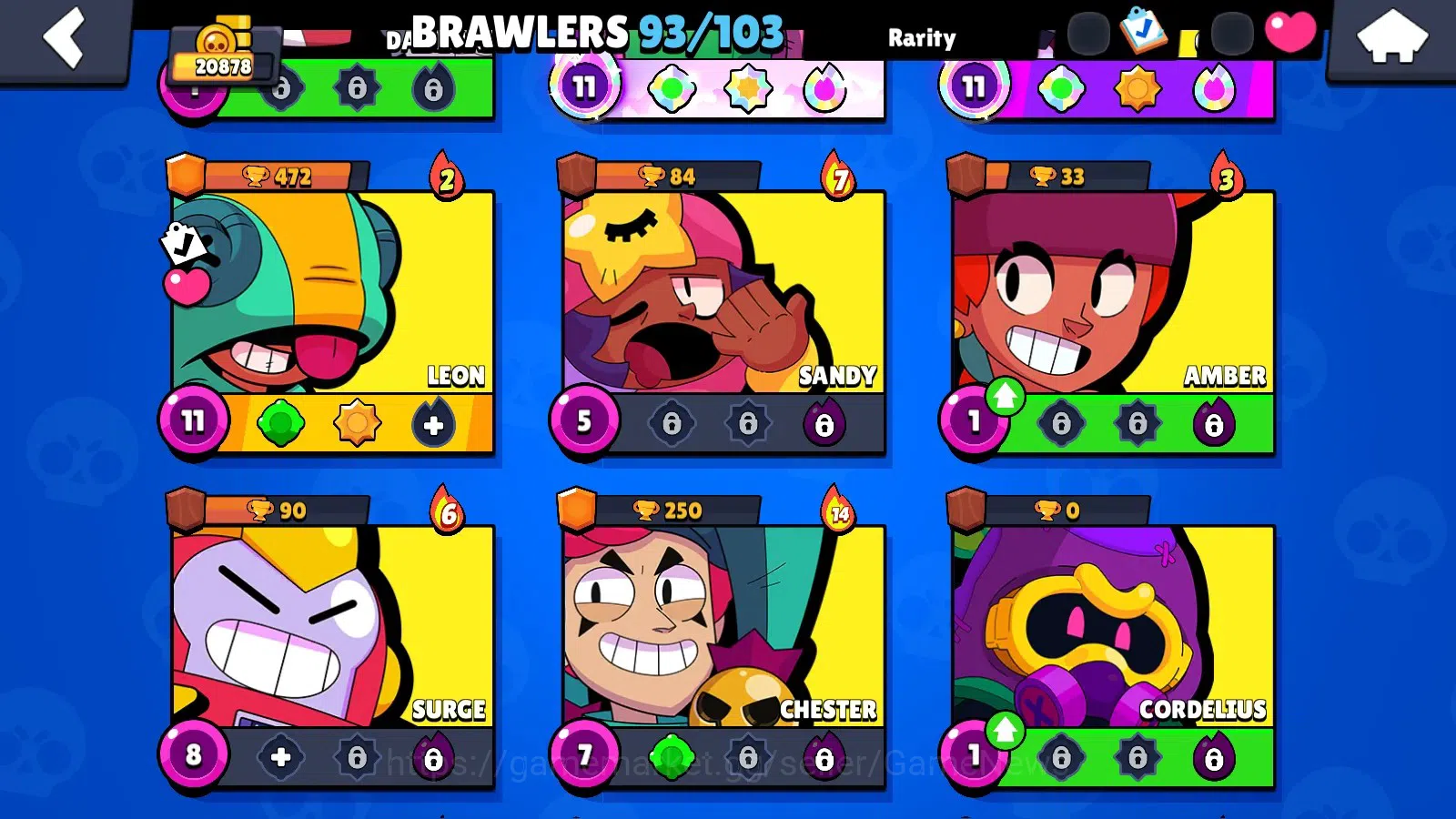 Brawl Stars Accounts 20878 Trophy|93 Brawlers 21 Max|UL(KAZE,SIRIUS)|Le image 14
