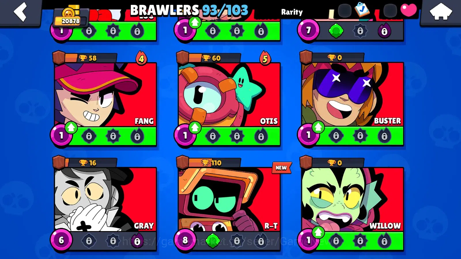 Brawl Stars Accounts 20878 Trophy|93 Brawlers 21 Max|UL(KAZE,SIRIUS)|Le image 18