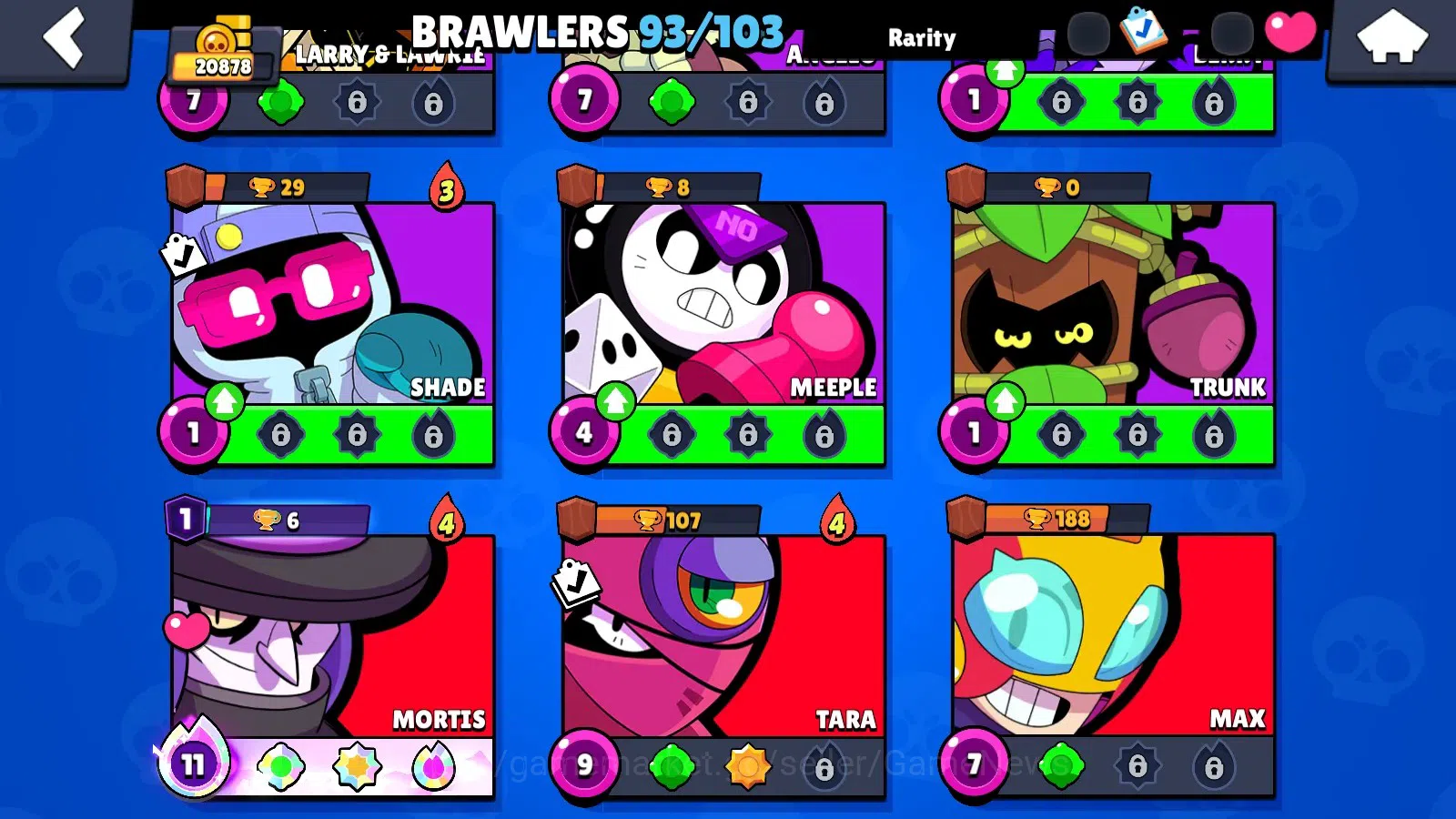 Brawl Stars Accounts 20878 Trophy|93 Brawlers 21 Max|UL(KAZE,SIRIUS)|Le image 20