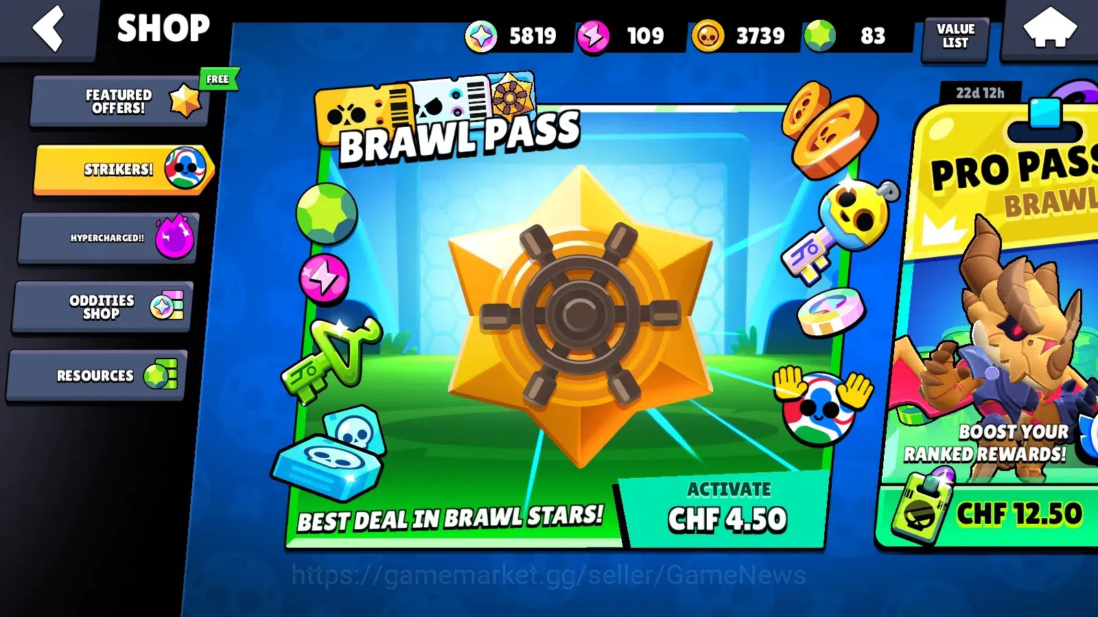 Brawl Stars Accounts 20878 Trophy|93 Brawlers 21 Max|UL(KAZE,SIRIUS)|Le image 8