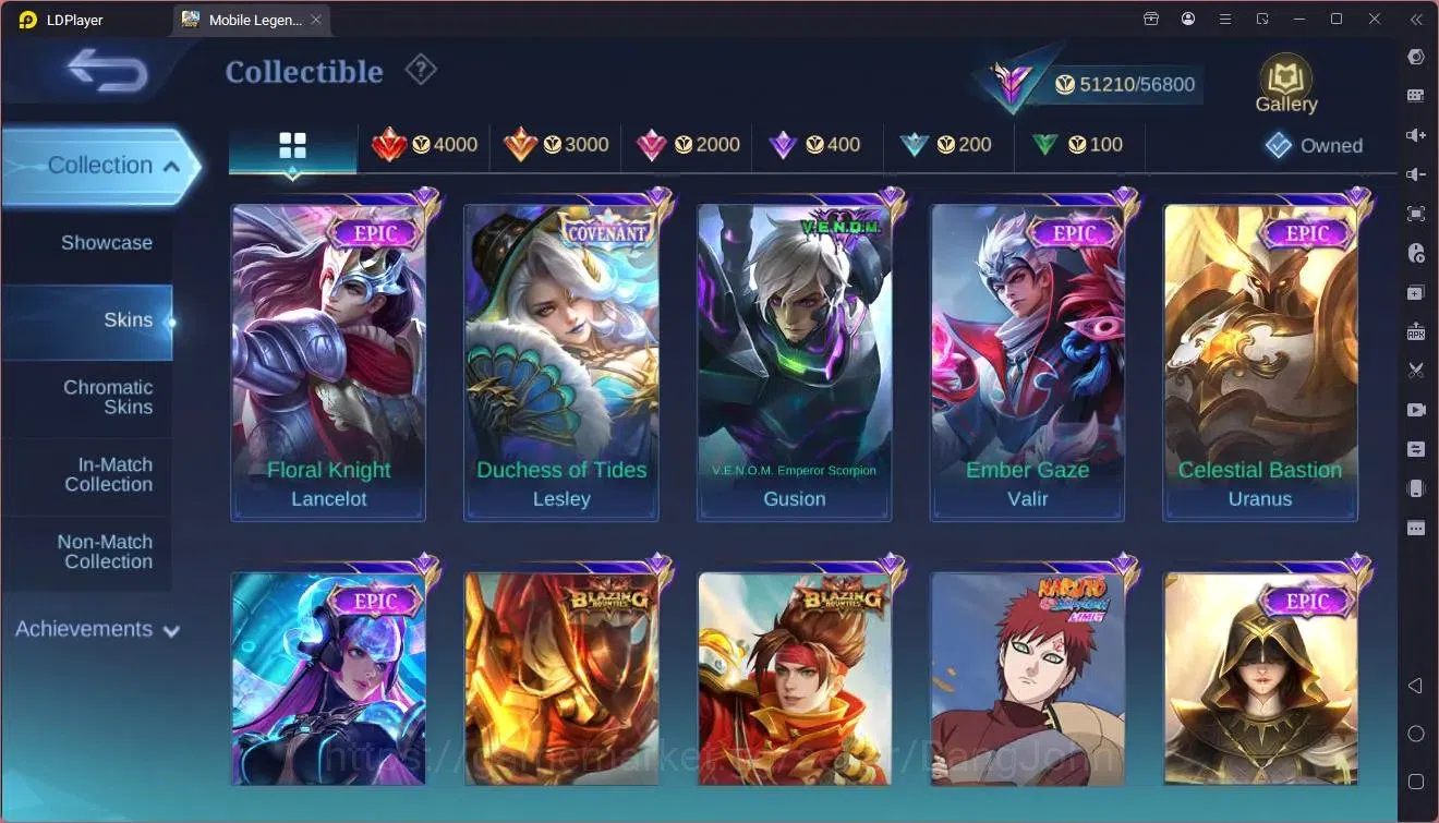 Mobile Legends: Bang Bang Accounts Global|Hero 117|Skin 199|Naruto Suyou|Luckybox Hay image 12
