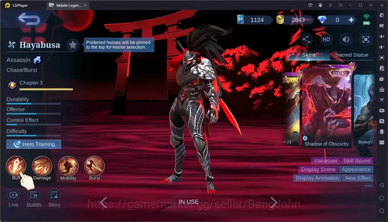 Mobile Legends: Bang Bang Accounts Global|Hero 117|Skin 199|Naruto Suyou|Luckybox Hay image 7