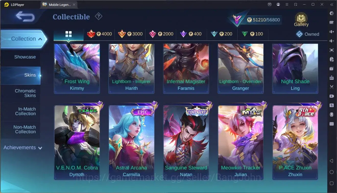 Mobile Legends: Bang Bang Accounts Global|Hero 117|Skin 199|Naruto Suyou|Luckybox Hay image 9