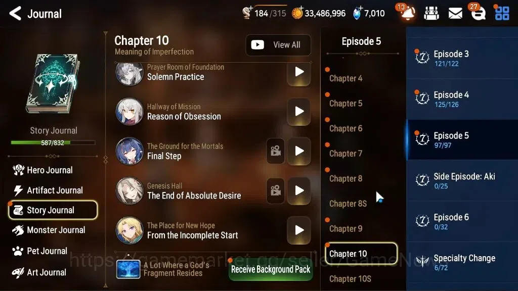 Epic Seven Accounts GLOBAL Unverif|15 ML(Salome,Belian,MOS Iseria)+PBy image 13