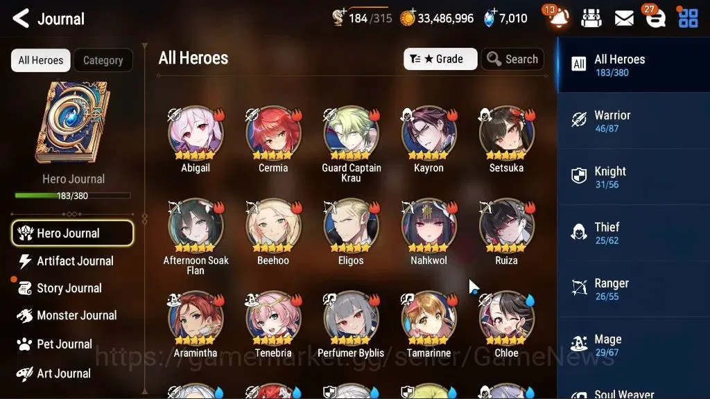 Epic Seven Accounts GLOBAL Unverif|15 ML(Salome,Belian,MOS Iseria)+PBy image 7