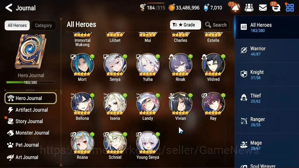 Epic Seven Accounts GLOBAL Unverif|15 ML(Salome,Belian,MOS Iseria)+PBy image 9