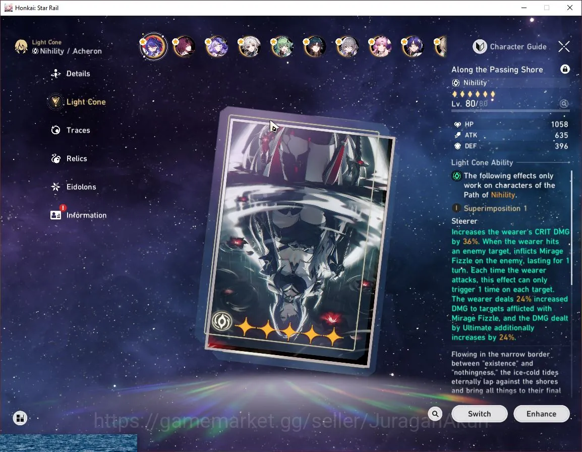 Honkai Star Rail Accounts End Game ASIA [TL70]14 Limited+ Sign 4