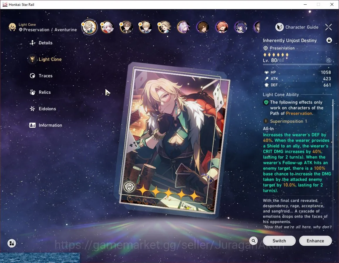 Honkai Star Rail Accounts End Game ASIA [TL70]14 Limited+ Sign 6