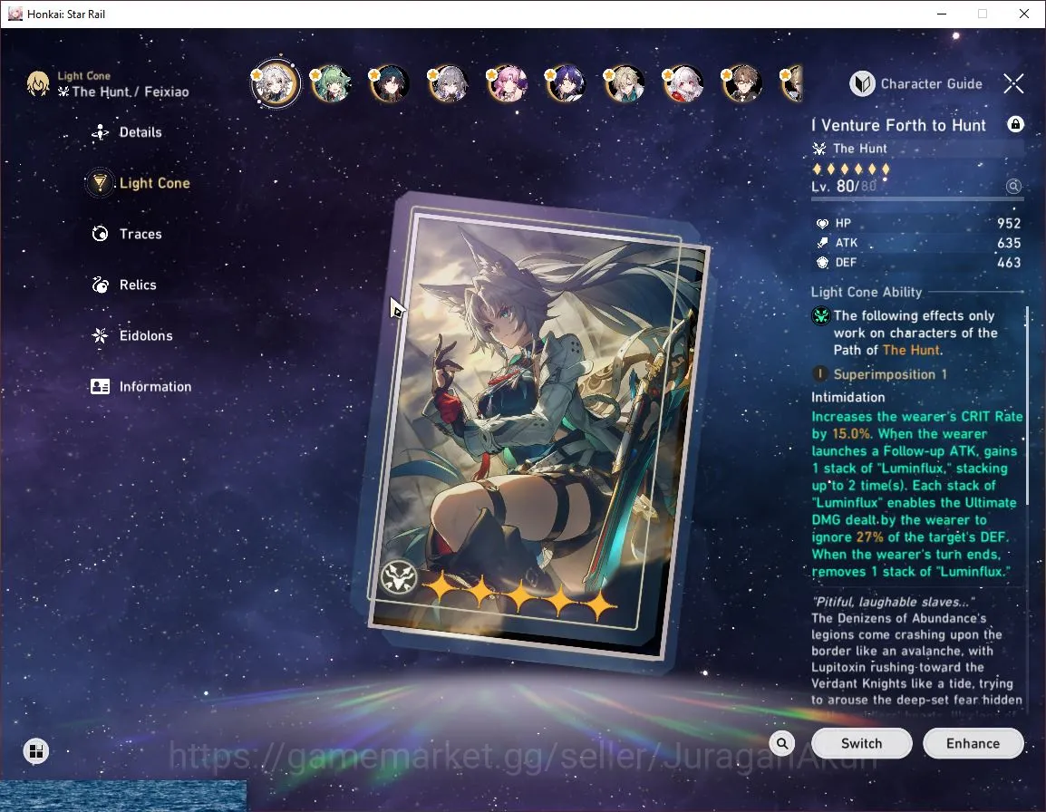 Honkai Star Rail Accounts End Game ASIA [TL70]14 Limited+ Sign 8