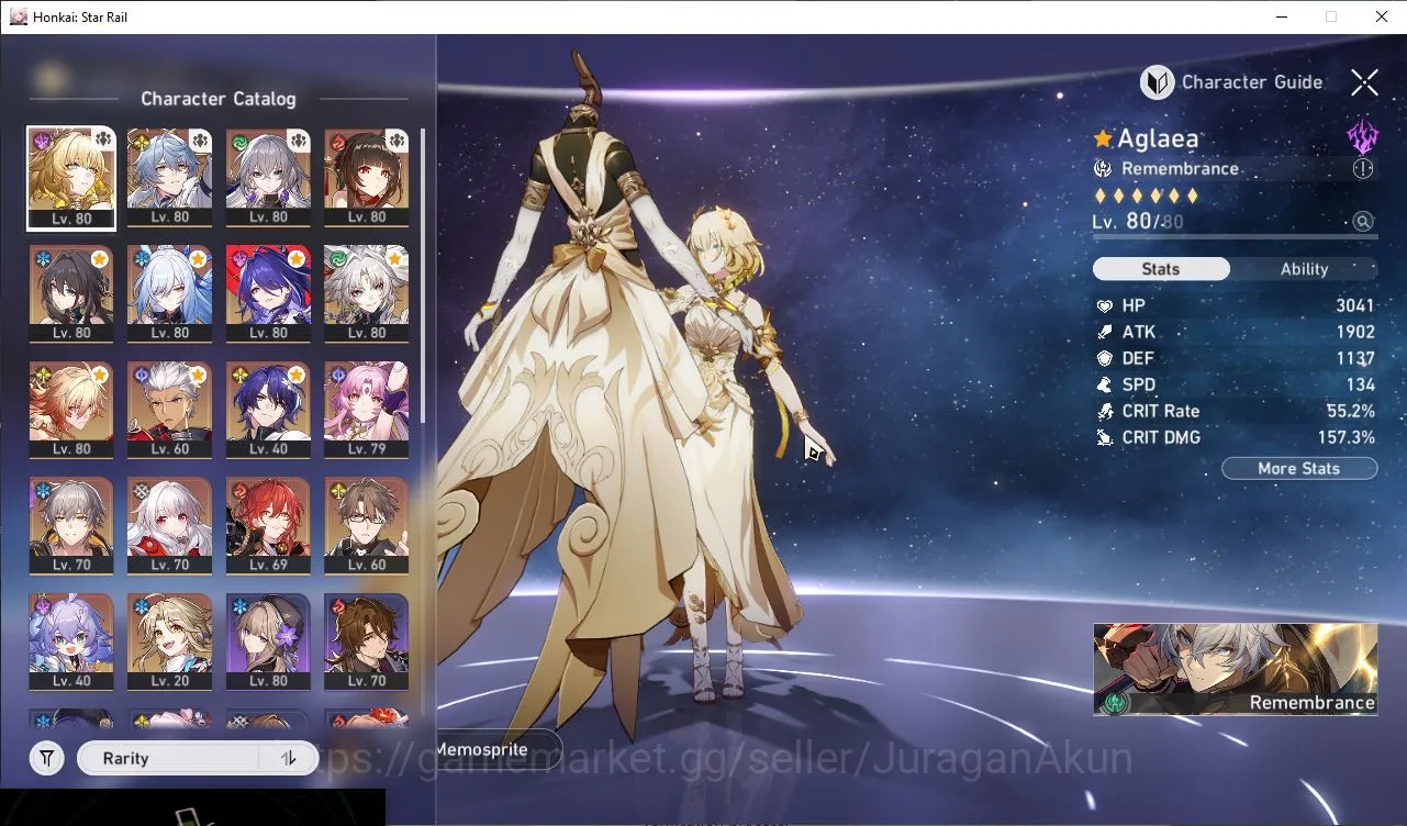 Honkai Star Rail Accounts Starter ASIA|TL 68 | 10 Limited |Acheron E1,Ruan Mei E1,Aglaea,Sunday,Feixiao,Maydei,Archer|MC 3