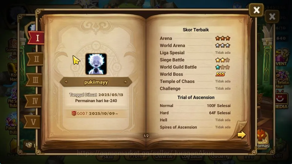 Summoners War: Sky Arena Accounts Asia |Lv 83|1 LD [Ongyouki]|28+NB5(Nora,Abellio,Ch image 4