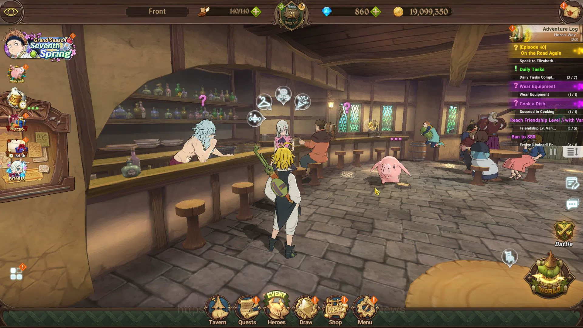 The Seven Deadly Sins: Grand Cross Accounts Starter Global | Fresh Starter Chapter 4 | 642K CC & 860 DM | 2 UR | Merlin 5