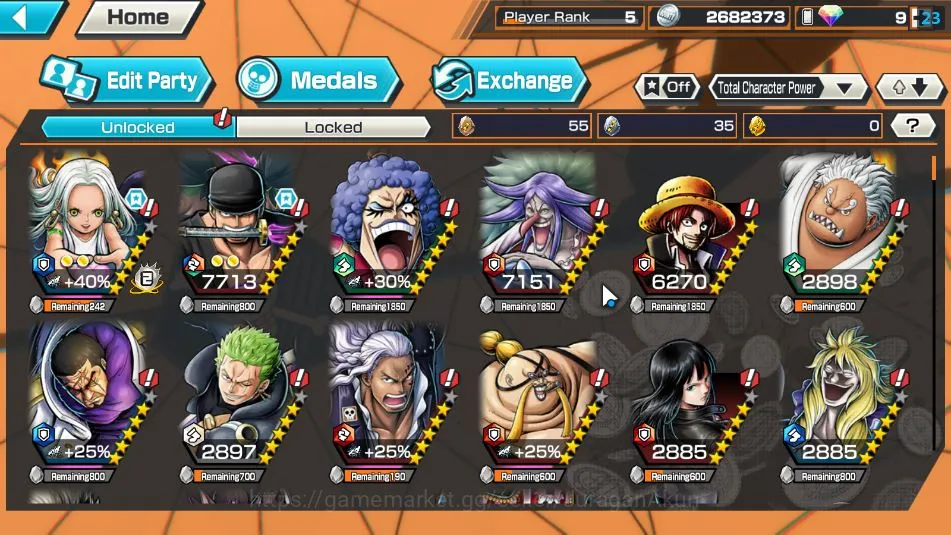 One Piece Bounty Rush Accounts Global| 3 META EX|Seraphim S Snake,Onigashima Roro image 6