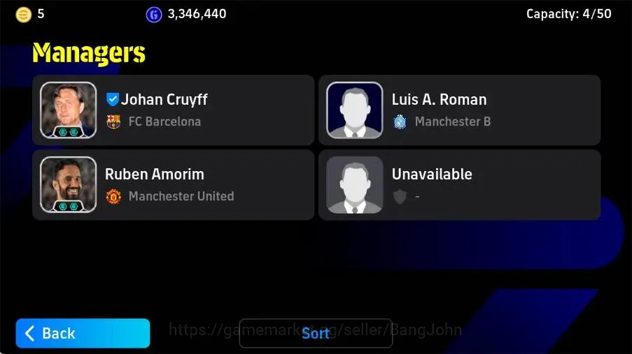 eFootball Accounts Mobile|PW 3159|Gabriel Batistuta Epic,David Beckha image 2