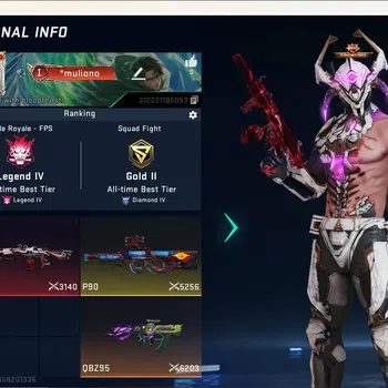Blood Strike Accounts Collab Skin ASIA|Eternal Gun:DesertEagle|5 Collab Gun [TR&7DS]|1 Limited Gun|3 Ultra Gun|Ultra Melee