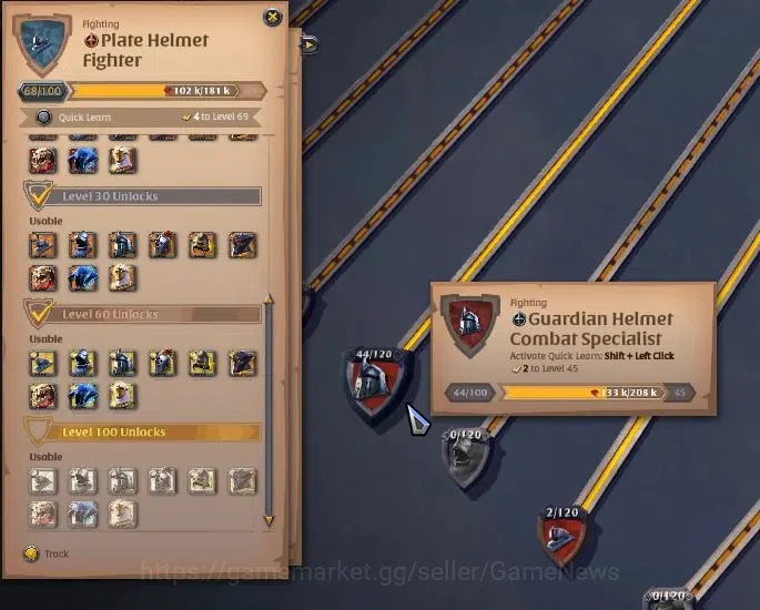 Albion Online Accounts ASIA | 2,18M Total Fame - 5,24M Silver | T8 Ore Mi image 7